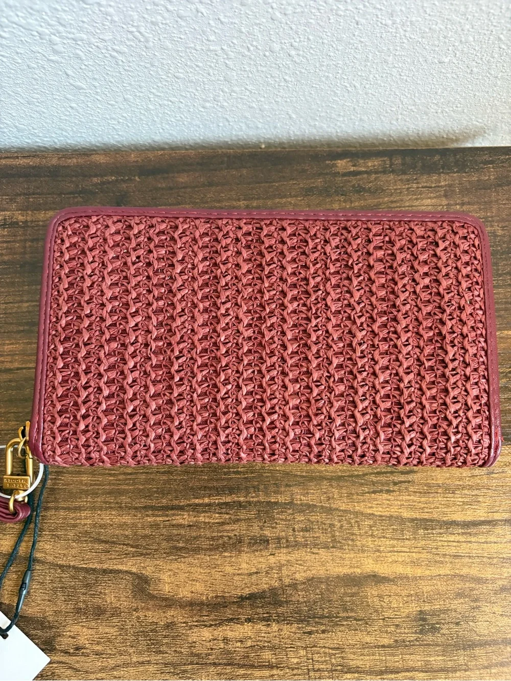 Steve Madden Woven Wristlet Wallet